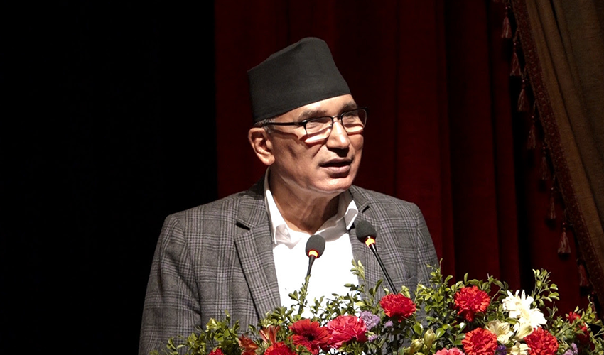  बलियो पार्टी र सक्षम नेतृत्वबिना देशको विकास सम्भव छैन : उपप्रधानमन्त्री पौडेल