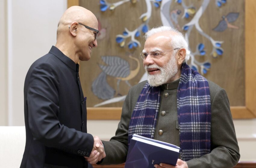  माइक्रोसफ्टले भारतमा १७.५ डलर लगानी गर्ने