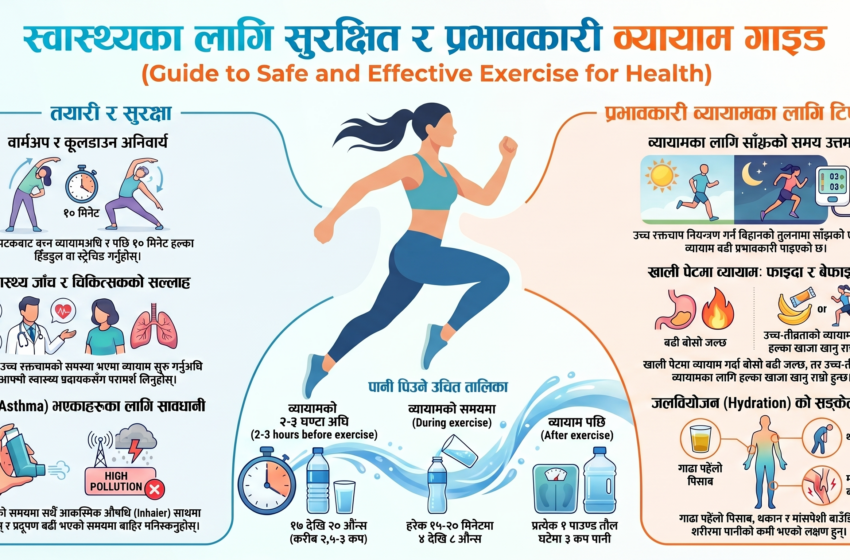  स्वस्थ र फिट रहन व्यायाम गर्दै हुनुहुन्छ? यी ५ महत्त्वपूर्ण सावधानी जान्नैपर्छ